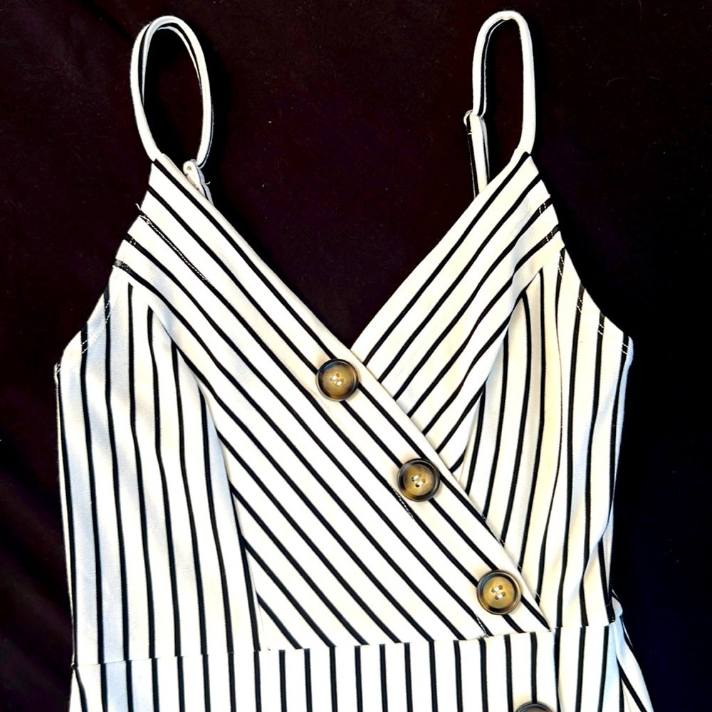 Fitted stripped dress
